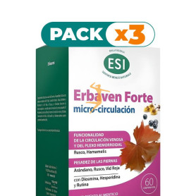 Pack 3x ERBAVEN FORTE MICRO-CIRCULACIÓN 60 COMPRIMIDOS ESI