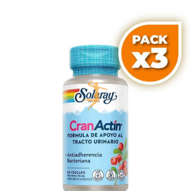 Pack 3x CRAN ACTIN 60 CÁPSULAS SOLARAY