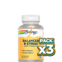 Pack 3x NUTRITIONALLY BALANCED B-STRESS 100 CÁPSULAS VEGETALES SOLARAY