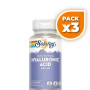 Pack 3x HYALURONIC ACID 60Mg. 30 CÁPSULAS SOLARAY