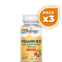 Pack 3x VIT.B12 CON ÁCIDO FÓLICO 1000Mcg. 90 COMPRIMIDOS SUBLINGUALES SOLARAY