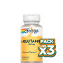 Pack 3x L-GLUTAMINE 500Mg. 50 CÁPSULAS SOLARAY