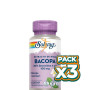 Pack 3x BACOPA 100Mg. 60 CÁPSULAS VEGETALES SOLARAY