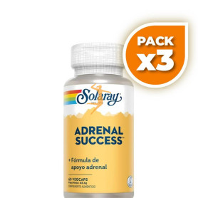 Pack 3x ADRENAL SUCCESS 60 CÁPSULAS VEGETALES SOLARAY