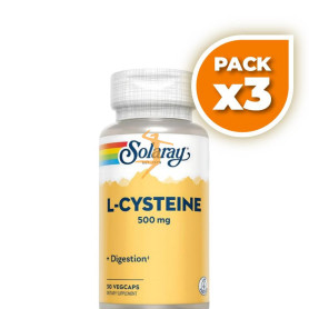 Pack 3x L-CYSTEINE 500Mg. 30 CÁPSULAS SOLARAY
