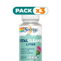 Pack 3x TOTAL CLEANSE LIVER 60 CÁPSULAS SOLARAY