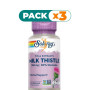 Pack 3x MILK THISTLE 30 CÁPSULAS VEGETALES SOLARAY
