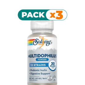 Pack 3x MULTIDOPHILUS 12 CEPAS 50 CÁPSULAS SOLARAY