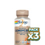 Pack 3x CORDYCEPS FERMENTED 500Mg. 60 CÁPSULAS VEGETALES SOLARAY