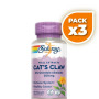 Pack 3x UÑA DE GATO 30 CÁPSULAS SOLARAY