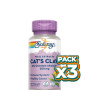 Pack 3x UÑA DE GATO 30 CÁPSULAS SOLARAY