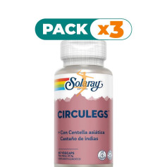 Pack 3x CIRCULEGS 60 CÁPSULAS SOLARAY