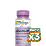 Pack 3x ASHWAGANDHA 470Mg. 60 CÁPSULAS VEGETALES SOLARAY