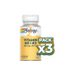 Pack 3x D3 & K2 60 CÁPSULAS VEGETALES SOLARAY