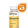 Pack 3x VITAMIN B-2 100Mg. 100 CÁPSULAS VEGETALES SOLARAY