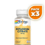 Pack 3x POTASIO CITRATO 99Mg. 60 CÁPSULAS VEGETALES SOLARAY