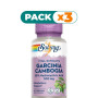 Pack 3x GARCINIA CAMBOGIA 500Mg. 60 CÁPSULAS VEGETALES SOLARAY