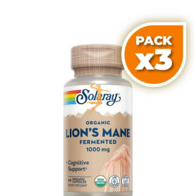Pack 3x MELENA DE LEÓN 1000Mg 60 CÁPSULAS VEGETALES SOLARAY