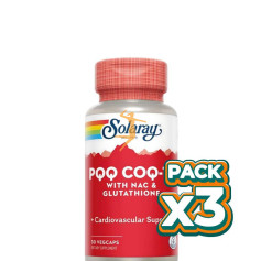Pack 3x PQQ CON Q10 30 CÁPSULAS SOLARAY