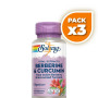 Pack 3x BERBERINE & CURCUMIN 600Mg. 60 CÁPSULAS VEGETALES SOLARAY