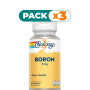 Pack 3x BORO CITRATO 500Mg. 60 CÁPSULAS VEGETALES SOLARAY