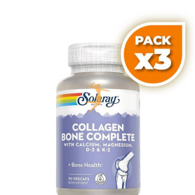 Pack 3x COLLAGEN BONE COMPLETE 90 CÁPSULAS VEGETALES SOLARAY