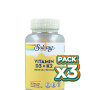 Pack 3x BIG D3 Y K2 120 CAPSULAS SOLARAY