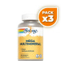 Pack 3x MEGA MULTI MINERAL 120 CAPSULAS SOLARAY