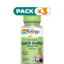 Pack 3x BLACK GARLIC BULB 50 CAPSULAS SOLARAY