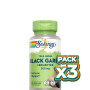Pack 3x BLACK GARLIC BULB 50 CAPSULAS SOLARAY