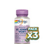 Pack 3x ST.JOHNS WORT 60 CAPSULAS SOLARAY