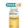 Pack 3x VITAMINA A 10,000 UI - 60 VEGCAPS SOLARAY