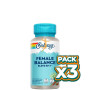Pack 3x FEMALE BALANCE - 100 VEGCAPS SOLARAY