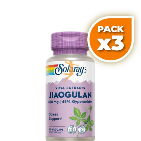 Pack 3x JIAOGULAN 410 MG- 60 VEGCAPS SOLARAY