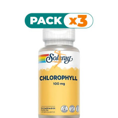 Pack 3x CHLOROPHYLL 90 COMPRIMIDOS SOLARAY