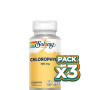 Pack 3x CHLOROPHYLL 90 COMPRIMIDOS SOLARAY