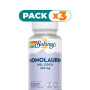 Pack 3x MONOLAURIN 500MG 60 CÁPSULAS VEGETALES SOLARAY