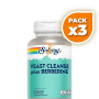 Pack 3x YEAST CLEANSE PLUS BERBERINE 90 CÁPSULAS SOLARAY