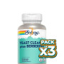 Pack 3x YEAST CLEANSE PLUS BERBERINE 90 CÁPSULAS SOLARAY