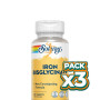 Pack 3x IRON BISGLYCINATE 60 COMPRIMIDOS SOLARAY