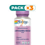 Pack 3x ASHWAGANDHA KSM-66 PLUS 60 CÁPSULAS VEGETALES SOLARAY