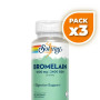 Pack 3x BROMELAINA 60 CÁPSULAS VEGETALES SOLARAY