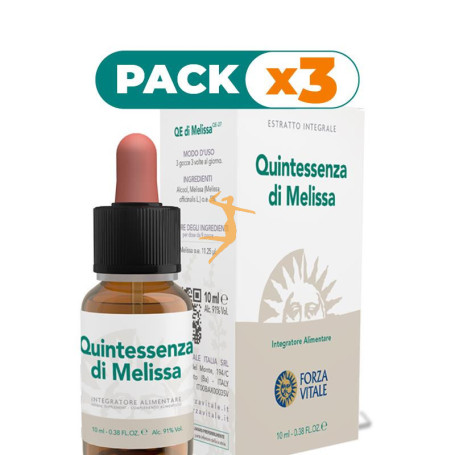 Pack 3x QUINTAESENCIA MELISSA 10Ml. FORZA VITALE