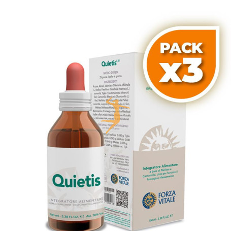 Pack 3x MELISSA COMPOSTA (QUIETIS) 100Ml. FORZA VITALE
