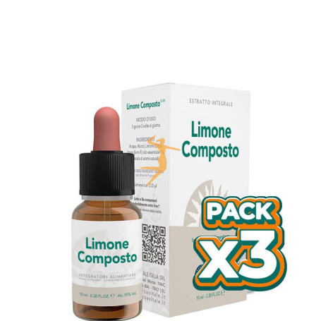 Pack 3x LIMONE COMPOSTO 10Ml. (Hierro) FORZA VITALE