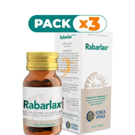 Pack 3x RABARLAX 25Gr. FORZA VITALE