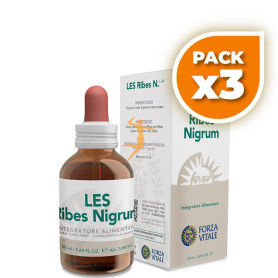 Pack 3x LES RIBES NIGRUM 50Ml. FORZA VITALE