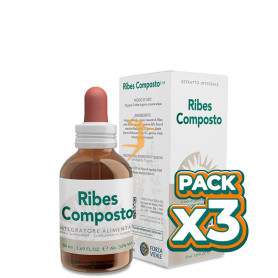 Pack 3x RIBES COMPOSTO 50Ml. FORZA VITALE
