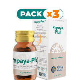 Pack 3x PAPAYA PLUS 25Gr. FORZA VITALE