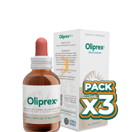 Pack 3x OLIVO COMPOSTO (OLIPREX) 50Ml. FORZA VITALE
